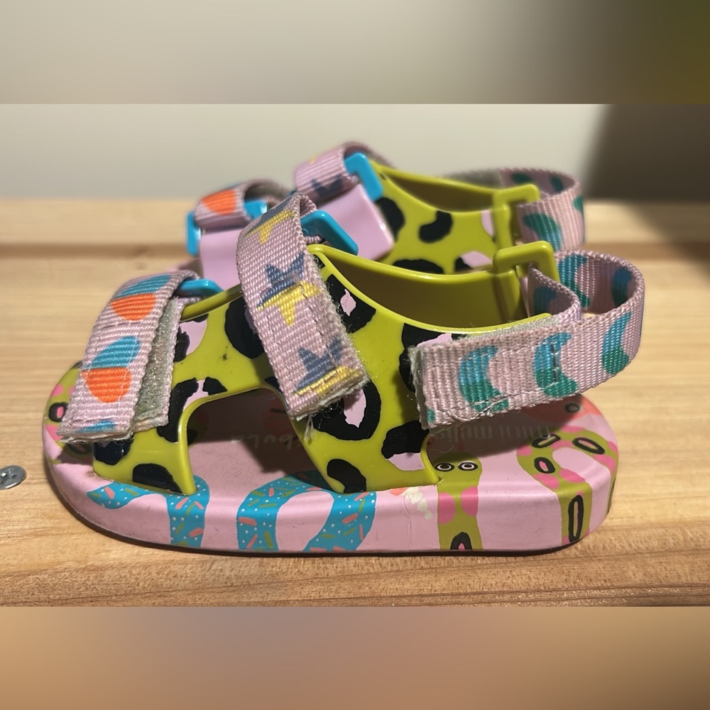 Colorful mini Melissa Sandals